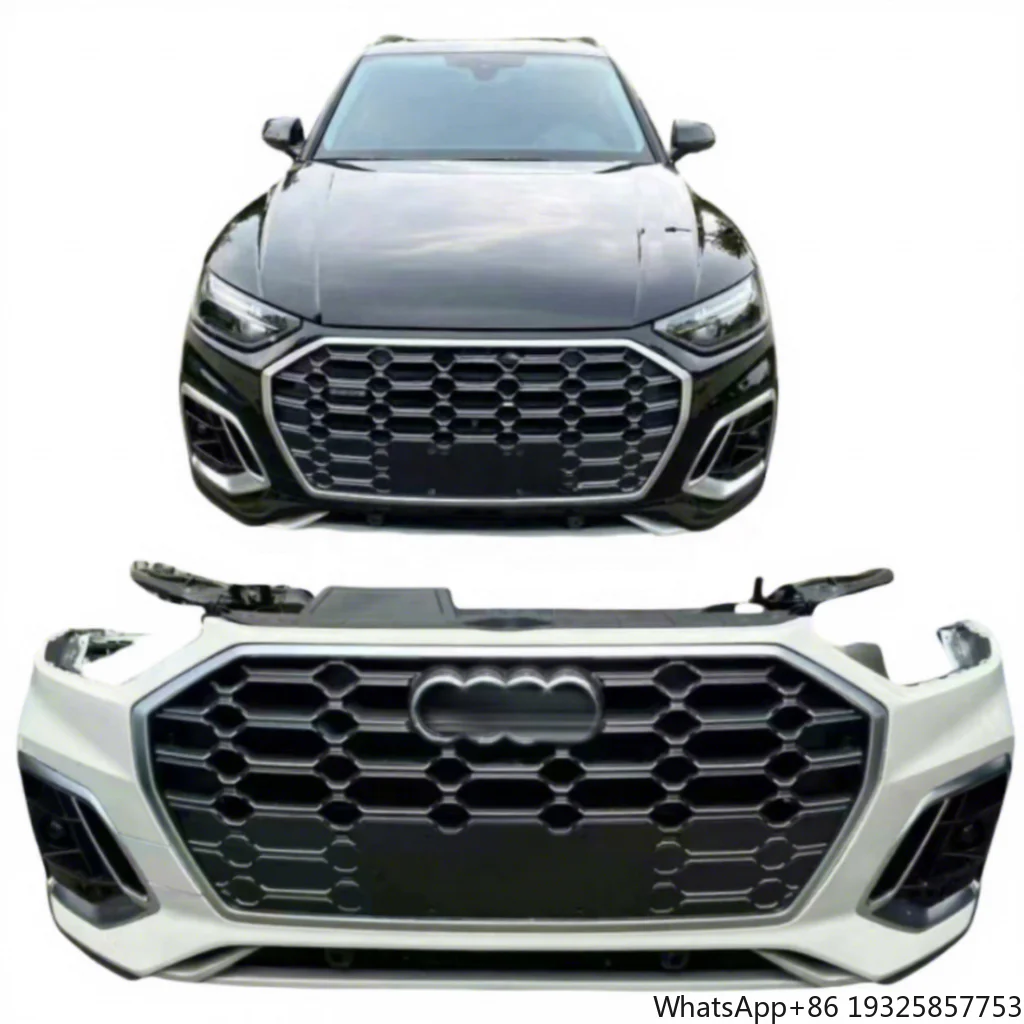 High Quality 2020-2024 for Q5 Front Bumper Headlights Skirt Engine Hood Side Panels Windshield Bumper for Q5