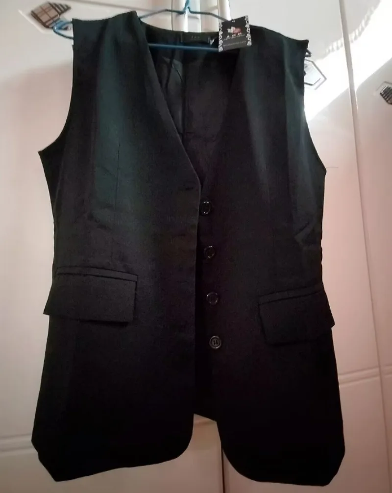 

Осенний новый универсальный темпераментный жилет, женский корейский модный пиджак без рукавов на пуговицах, жилеты, повседневные женские топы