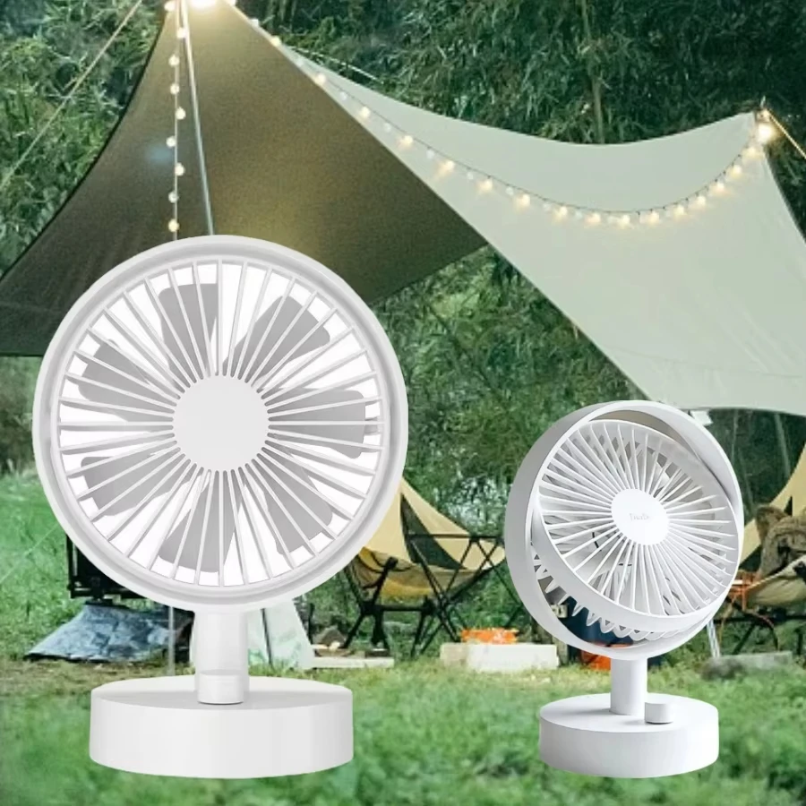 

XIAOTREE Многофункциональный электрический вентилятор Циркулятор Беспроводной портативный домашний тихий вентилятор Настольный вентилятор Воздухоохладитель Вентилятор для кемпинга