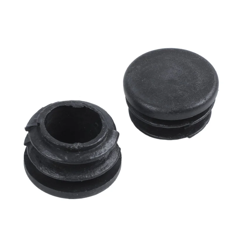 A64K Plastic Round Cap Chair Table Legs Ribbed Tube Insert 22Mm Dia 300 Pcs