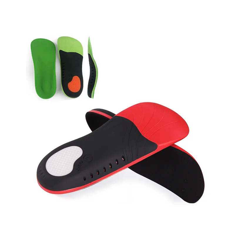 Arch support correction half size pad, arched foot, flat foot, inner and outer figure eight XO leg shape correction insole