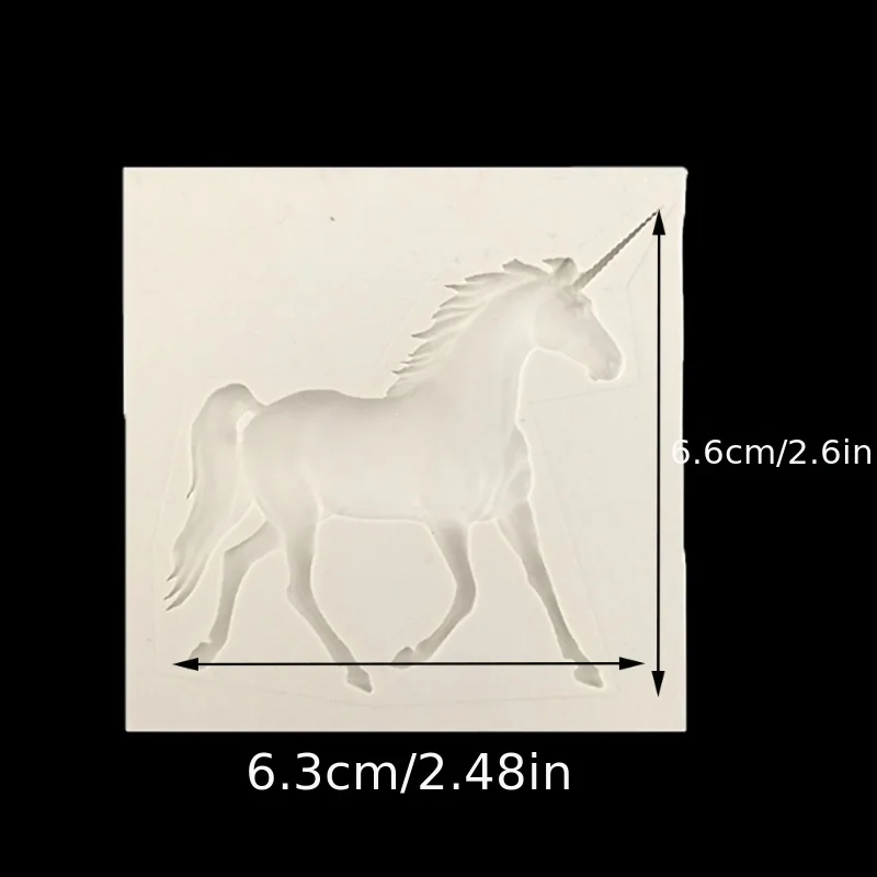 Horse Unicorn Silicone Mold Fondant Mold Cake Decorating Tools Chocolate Gumpaste Moulds Kitchen Baking Tools