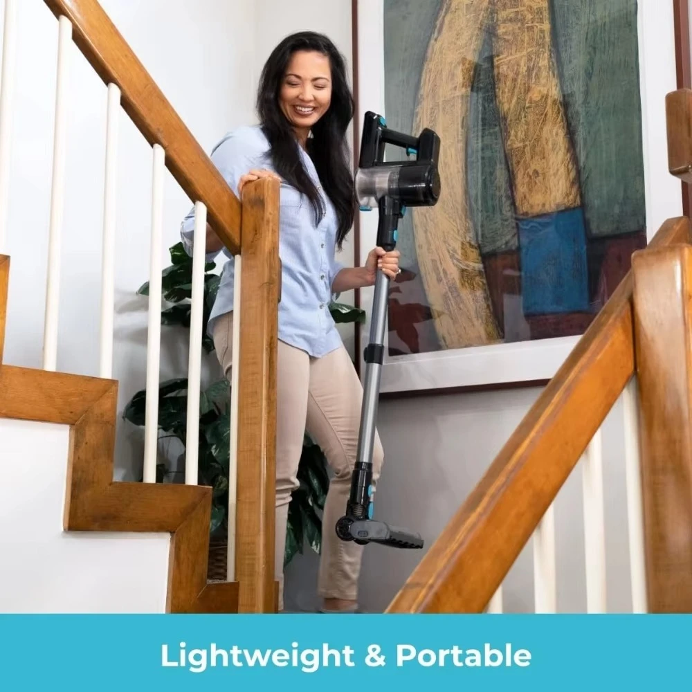حار بيع. مكنسة كهربائية لاسلكية | شفط قوي وخفيف الوزن للأرضيات الصلبة والسجاد | وقت تشغيل 35 دقيقة، قابل لإعادة الشحن، #1