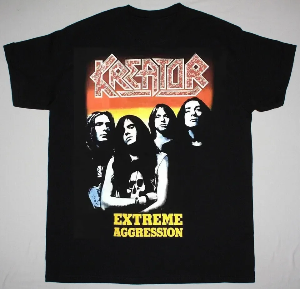 Kreator Extreme Aggression Short Sleeve Black S-5XL Gift Fan Shirt AM242