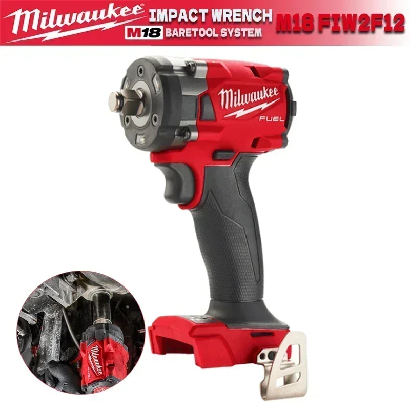 

Ударный гайковерт Milwaukee M18 FIW2F12 M18 FUEL 339 Нм, 1/2 дюйма, компактный, с фрикционным кольцом, 18 В, литиевый, электроинструмент M18FIW2F12