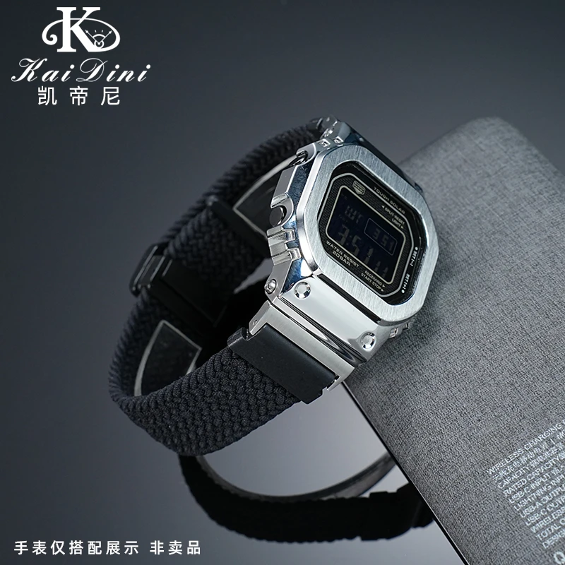 

Эластичный нейлоновый ремешок для Casio G-SHOCK GMW-B5000, водонепроницаемый модный тканевый ремешок для часов, мужские аксессуары для часов-браслета