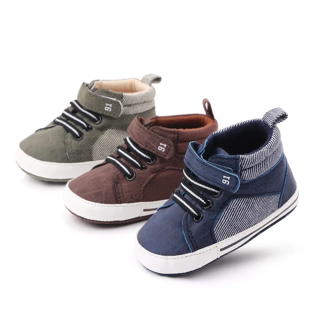 

Baby Shoes Ankle Boots Soft Cotton Anti-slip Sole Baby Boys Casual Prewalking Shoes for Spring Autumn Baby Boy Shoe Zapatos Bebe