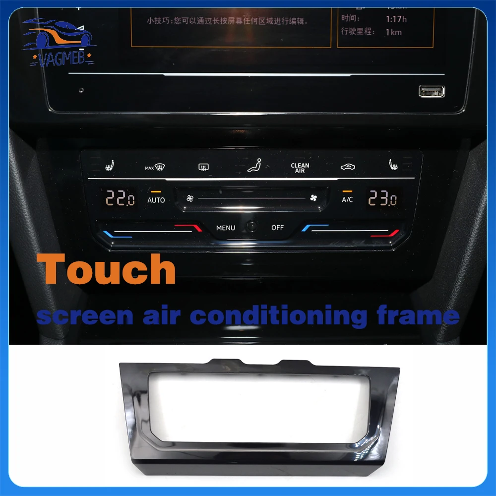 

LCD touch screen air conditioning automatic air conditioning panel frame For VW Passat B8 Golf mk7 Tiguan mk2 Atlas Jetta SKoda