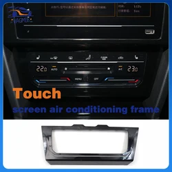 Pantalla táctil LCD para aire acondicionado, marco de panel de aire acondicionado automático para VW Passat B8 Golf mk7 Tiguan mk2 Atlas Jetta SKoda