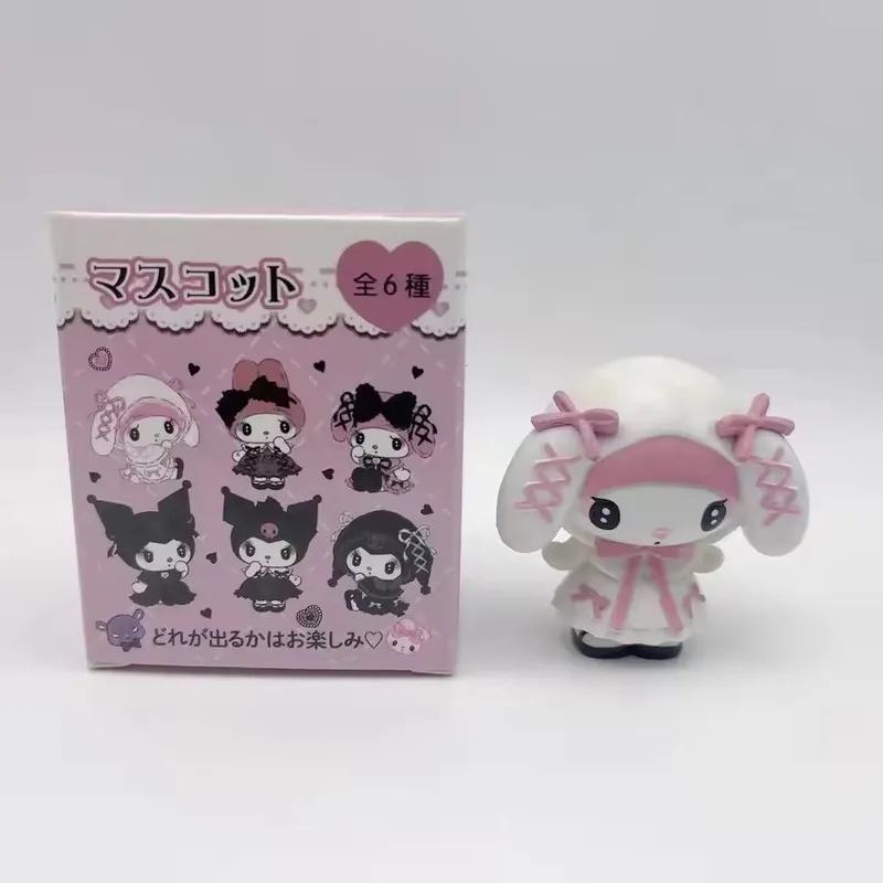 Sanrio Blind Box Kuromi My Melody Cartoon Character Figures Dolls Surprise Bag Cute Model Fans Collection Toy