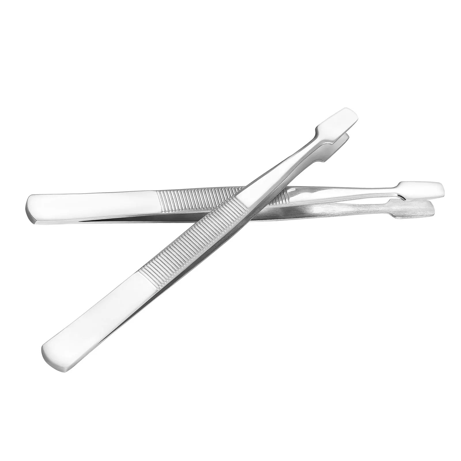 2Pcs Stamp Tweezers Nickel Plated Steel 114Mm Philately Stamps Collector Tool Small Precise Tweezers Stamps Tool