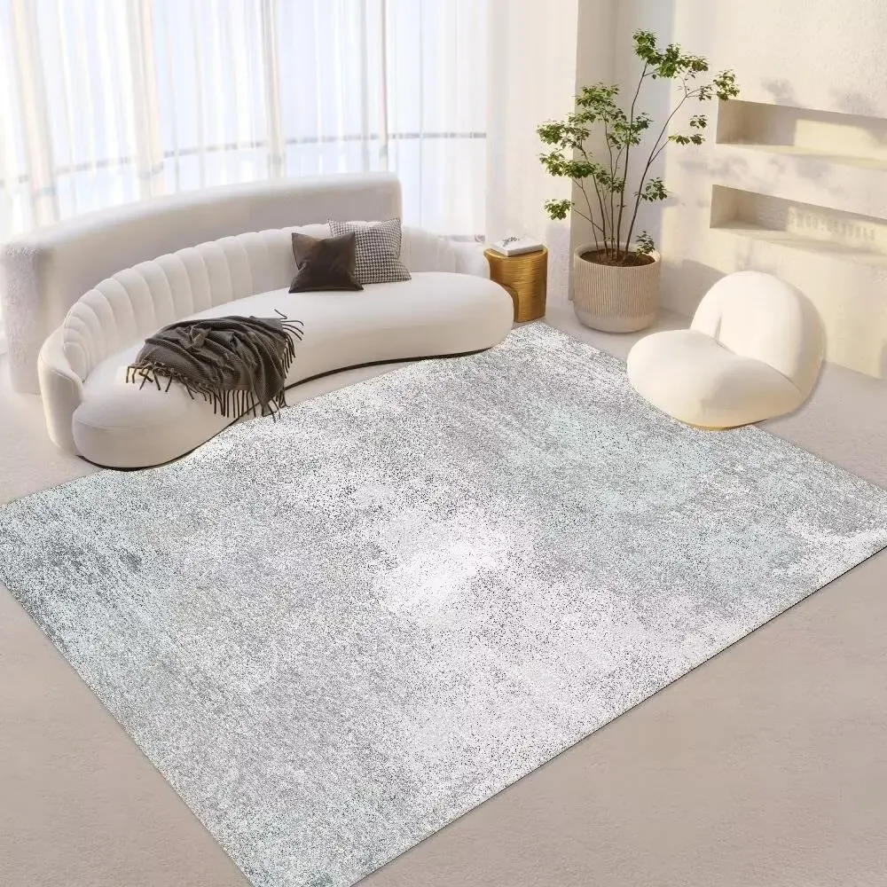 Light Colored Ordinary Carpet for Living Room Thickened Modern Bedroom Rug Room Decor Washable Entrance Doormat Coffee Table Mat