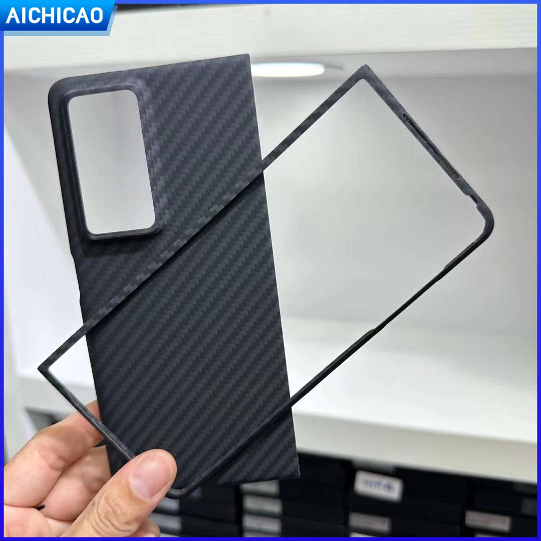 ACC-Carbon fiber case for Huawei Honor Magic V2,Aramid fiber case ultra-thin, anti-fall, Magic V2 5G shell