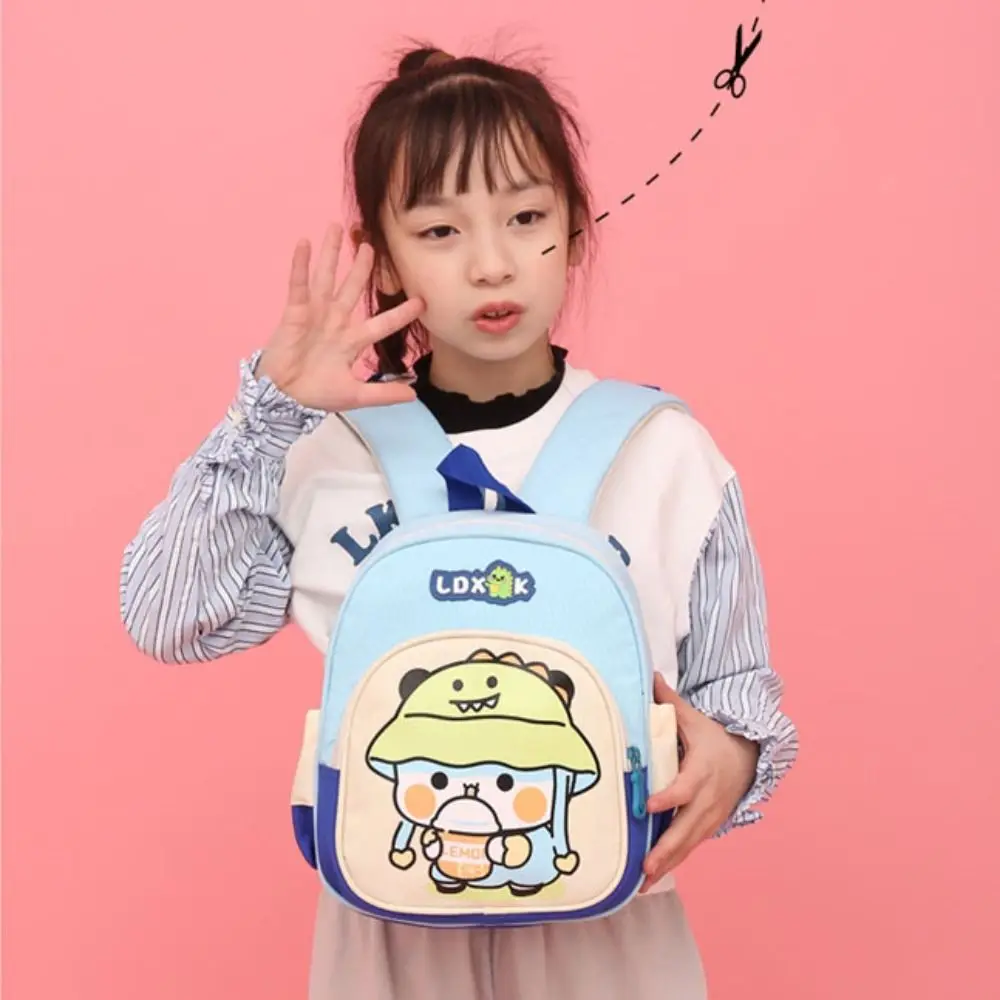 Cute Cartoon Dinosaur Baby Backpacks Wear-resistant Lightweight Kindergarten Schoolbag Animals Large Capacity Toddler Rucksack