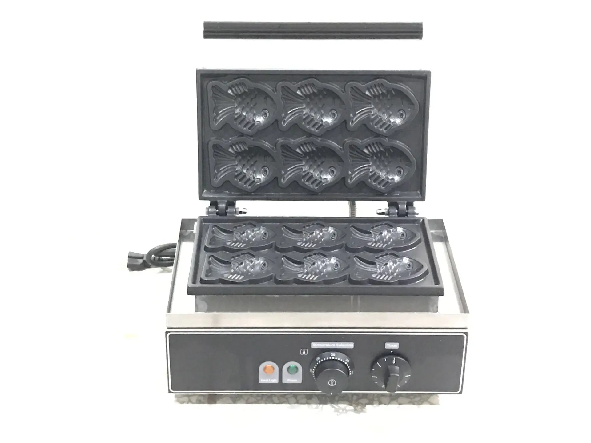 

Electric Mini Fish Waffle Machine for Children, Electric with CE, A Plate Taiyaki Maker, 6 PCs