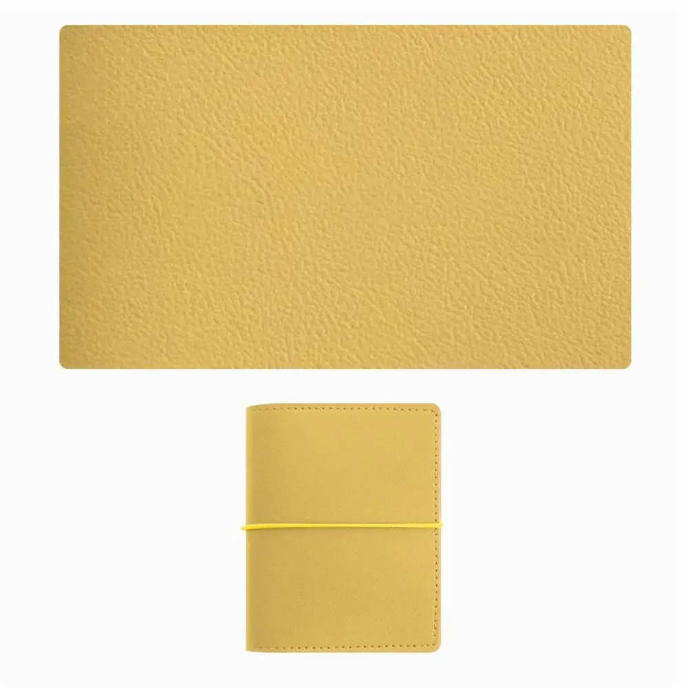 Creative M5 หลวมโน้ตบุ๊ค PU หนัง 50 แผ่น Mini Pocket Notebook ตาราง Blank Page DIY Binder Notebook โรงเรียน