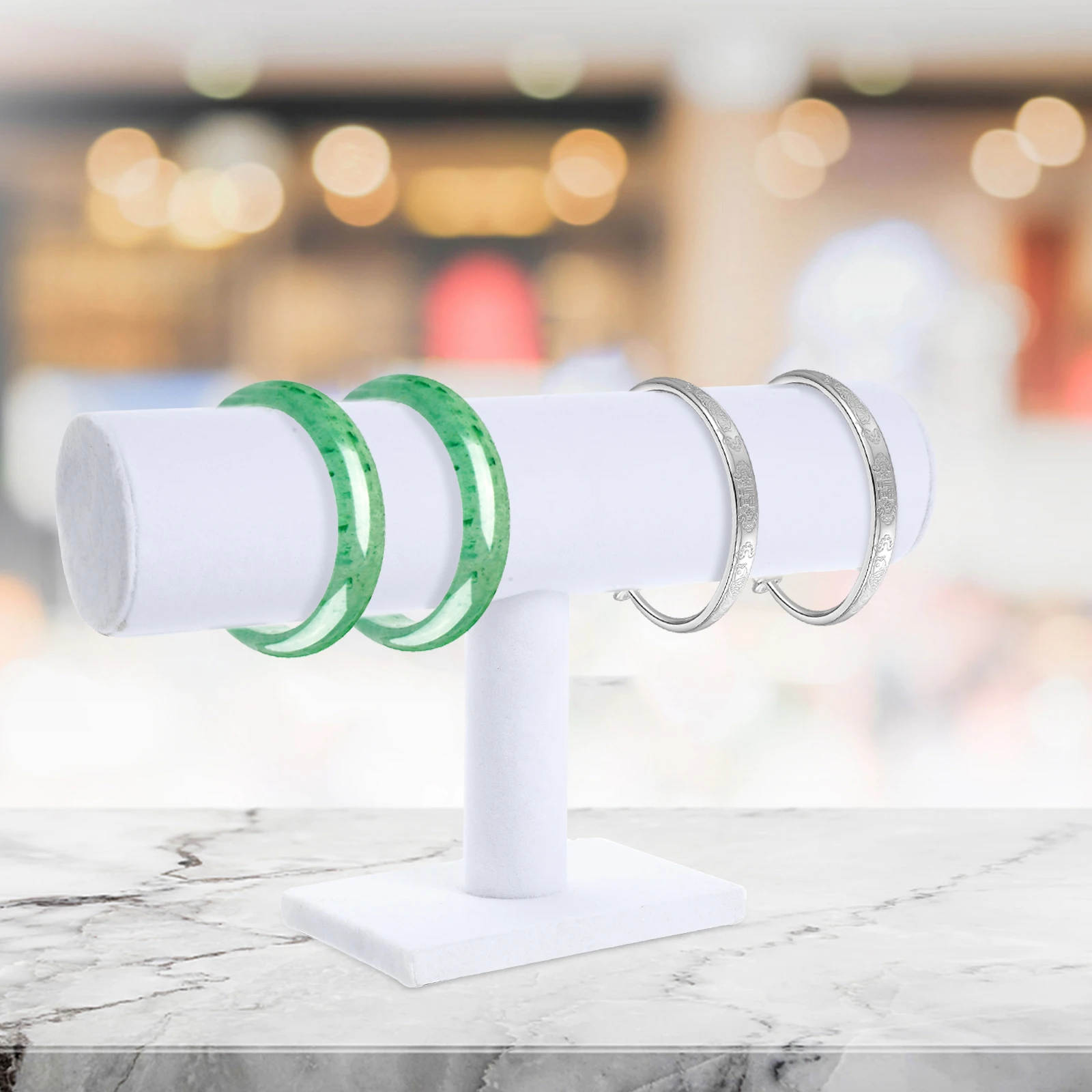 

Accessories Hair Tie Storage Rack Organizers Velvet Jewelry Stand Bangle Bracelet Holder