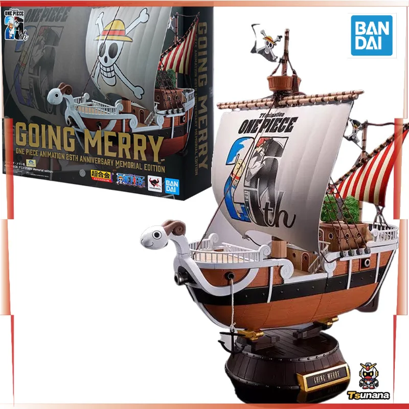 

In Stock Original BANDAI Soul of Chogokin Going Merry 25th Anniversary Ver 28CM Anime Figure Model Collectible Action Toys Gifts