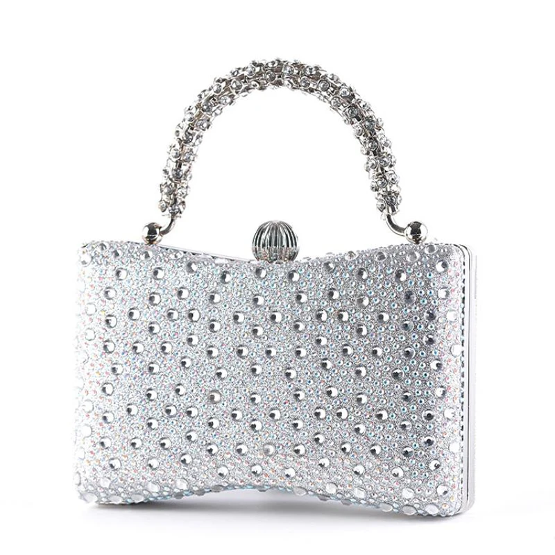 Luxus Design Frauen Abend tasche Party Bankett Glitter Top Griff Tasche Geldbörse für Damen Hochzeit Clutch Handtasche Kette Umhängetasche