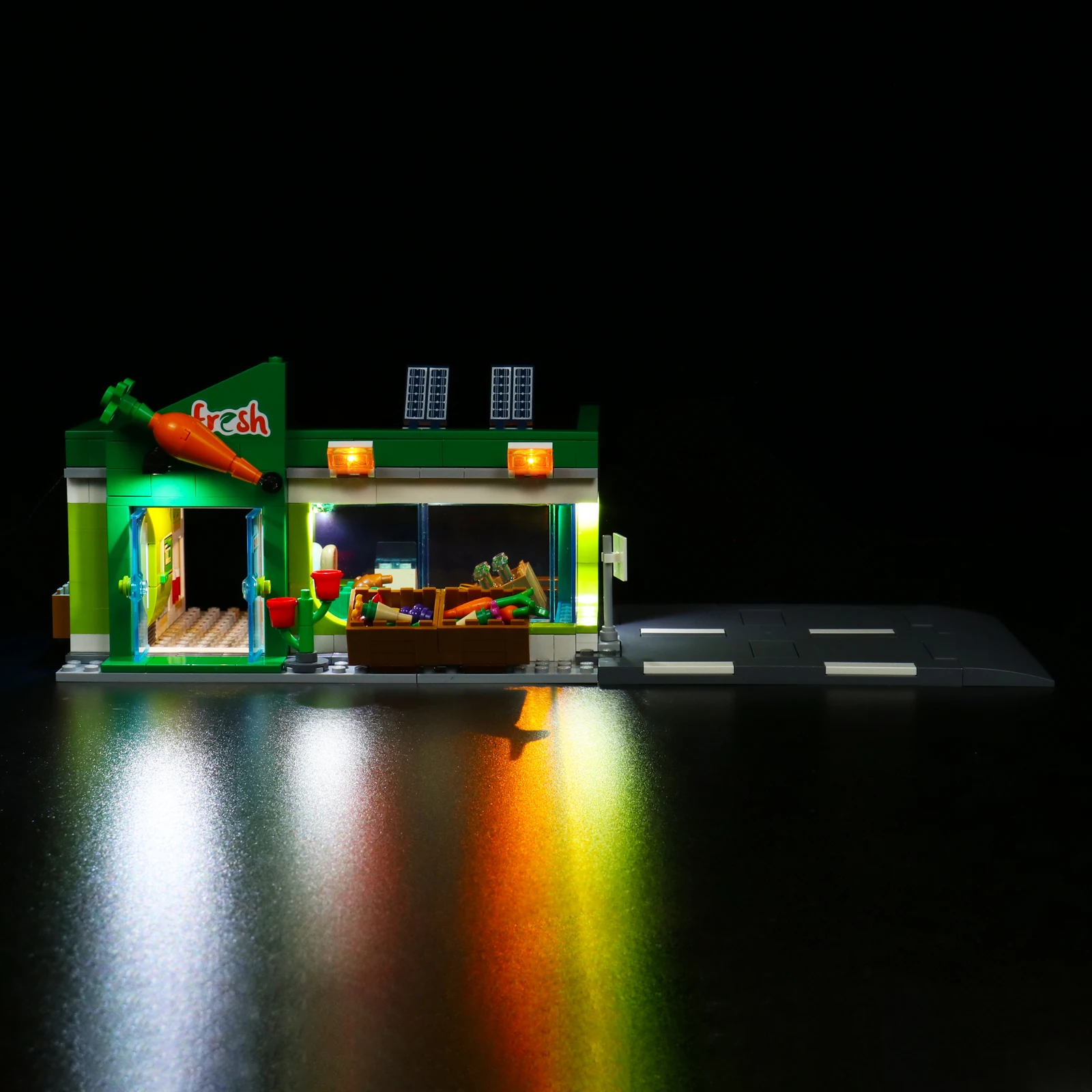 Vonado LED Licht Kit Für 60347 Lebensmittelgeschäft Bausteine Set (NICHT Enthalten die Modell) bricks DIY Spielzeug Für Kinder