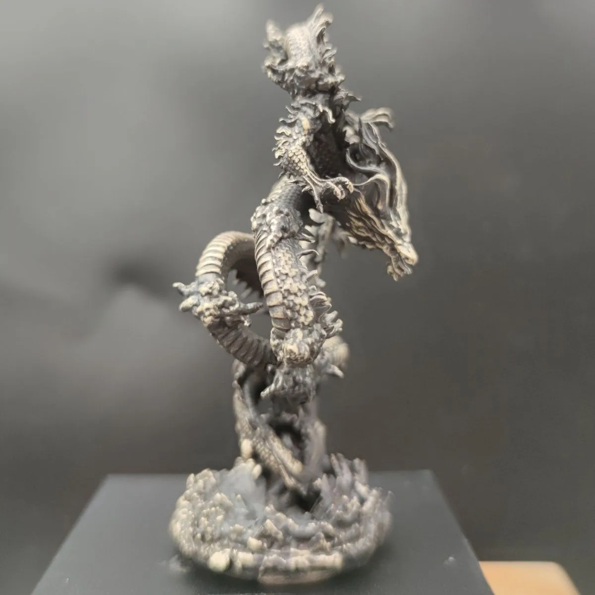 Creative Oriental Dragon Bronze Statue Animal Metal Figurine Home Decor Desktop Crafts Sculpture Decoration Study Room Ornaments