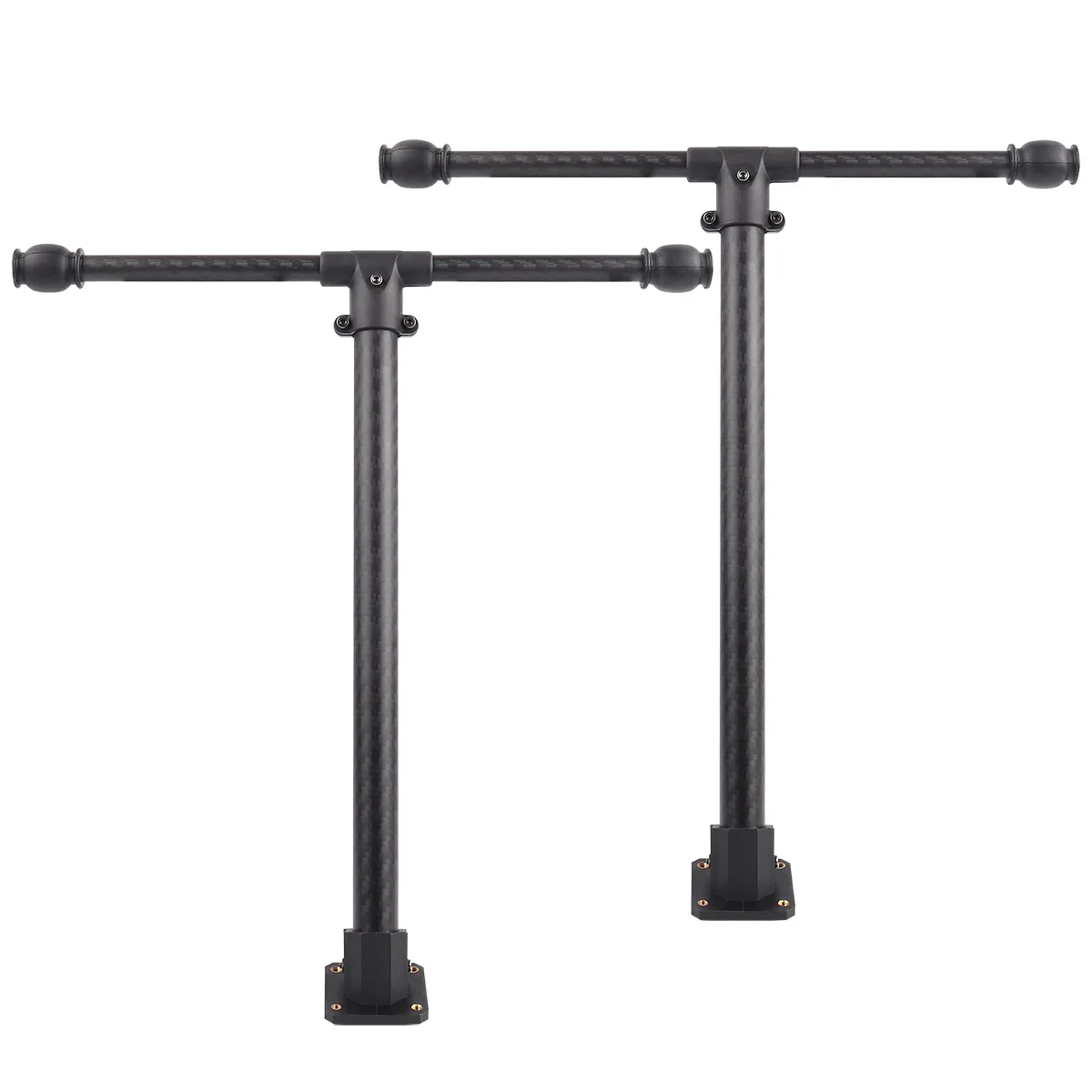 Four-axis, six-axis aerial high-tripod multi-axis tripod T-type tripod landing gear 3K carbon fiber heightened shockproof landin