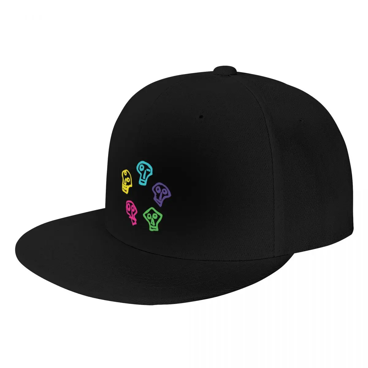 Mighty Boosh Skulls Colour Baseball Cap Vintage Streetwear For Women 2024 Men's