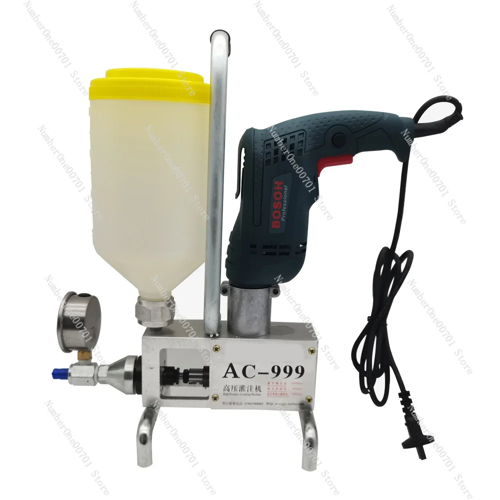 AC-999 Epoxy Grouting Machine 220V/1100W Epoxy Injection Pump/Polyurethane Foam Impermeable Water Grouting Machine