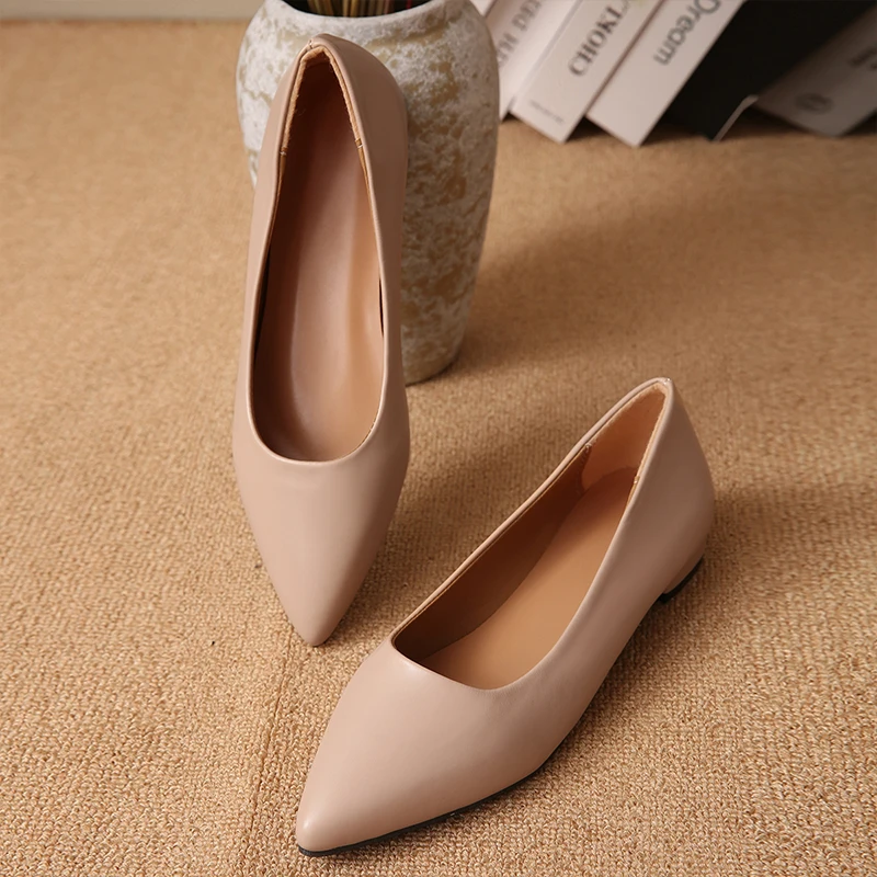 Pointed Toe Women Heeled Shoes Designer Shallow Casual Shoes Autumn Fashion Cozy Woman Pumps 2025 Trend Brand Mujer Zapatillas