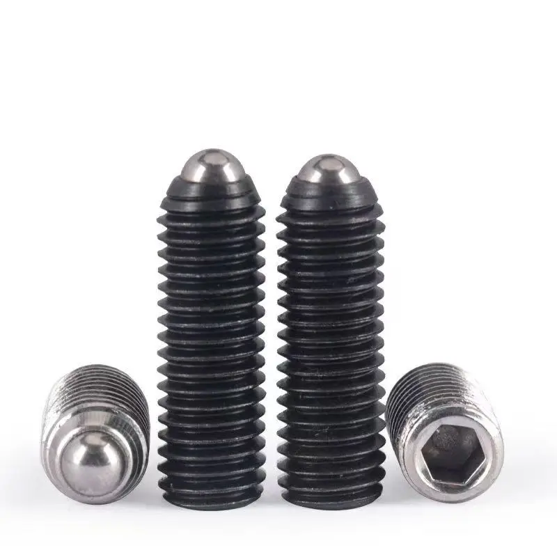M2.5 M3 M4 M5 M6 M8 M10 M12 M16 Grade 12.9 Carbon Steel 304 Stainless Steel Hex Socket Spring Ball Plunger Grub Point Set Screw