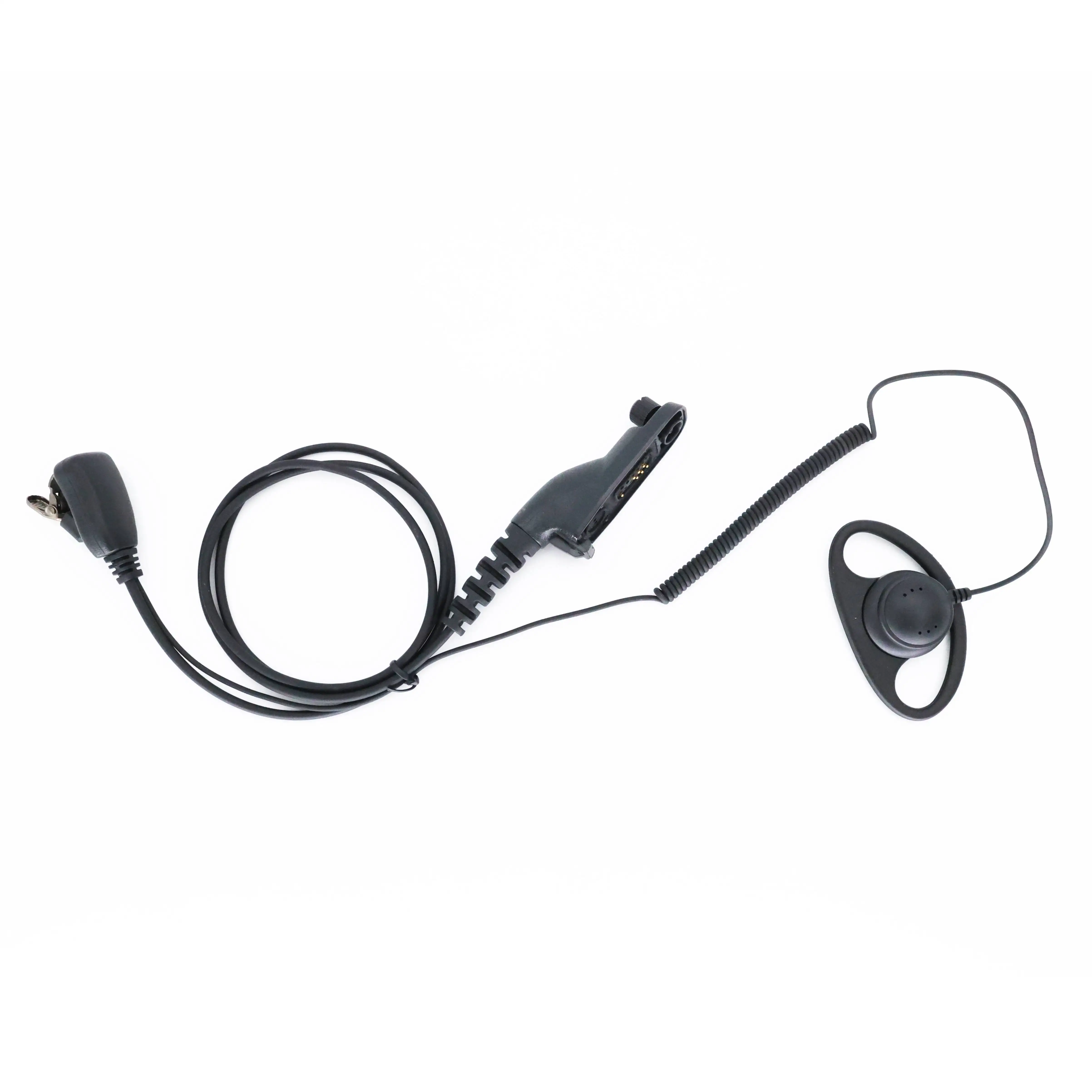 Walkie Talkie Headset for MOTOROLA Xir P8268 D Shape Soft Ear Hook Earpiece