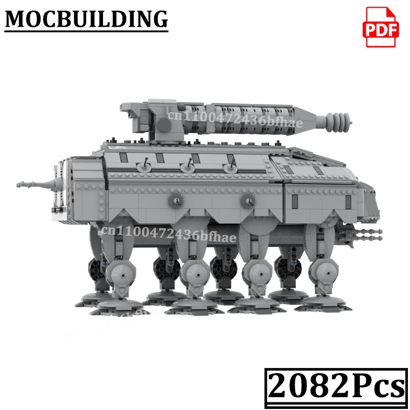 

Heavy-Artillery Space Armed Tank Turbolaser-Cannon with Interiors MOCBUILDING Sci-fi Star Movie Construction Bricks Toys Gift