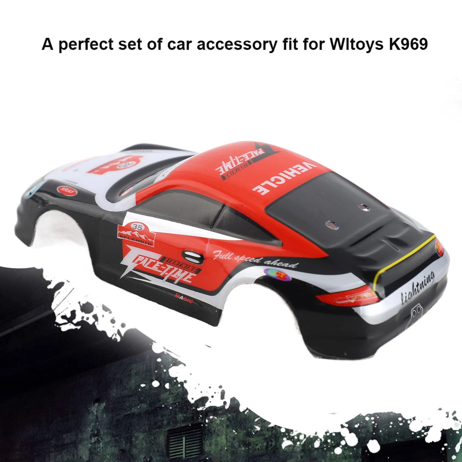K969 Mini RC Racing Car High Speed Off Road LED Remote Control Drift Toys Alloy Vehicle Children Kids Gift