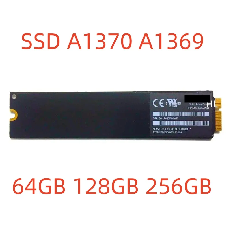 

SSD Solid State Drive for Macbook Air 13 "11" A1369 A1370 64GB 128GB 256GB 2010 2011 Years