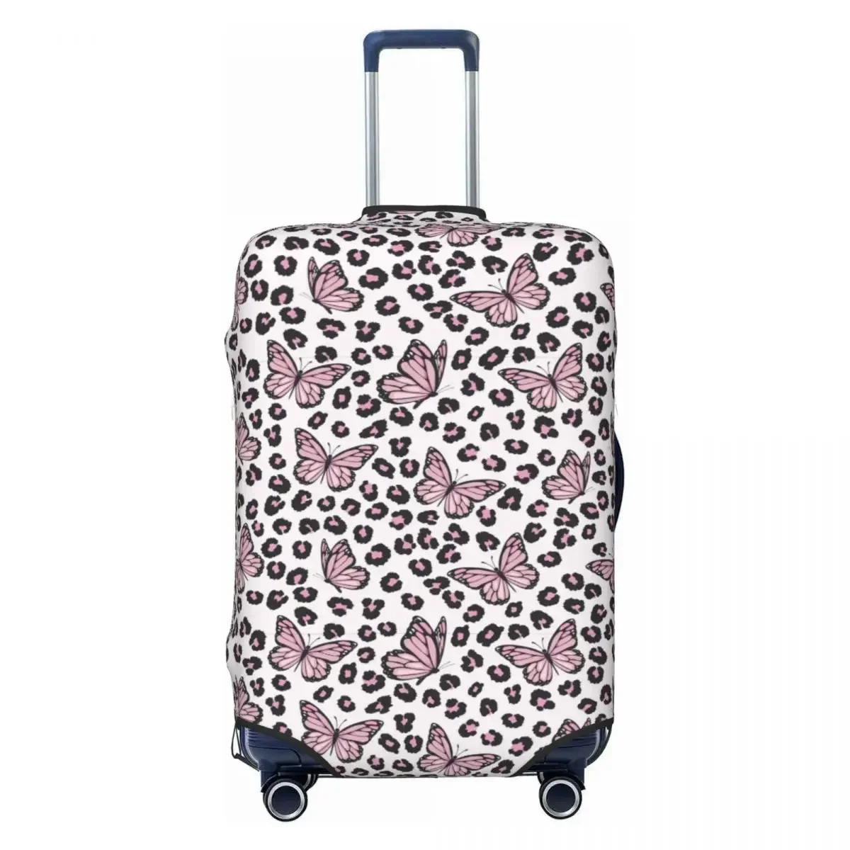 

Custom Wild Leopard Pattern Luggage Cover Protector Funny Travel Suitcase Protective Cover for 18-32 Inch