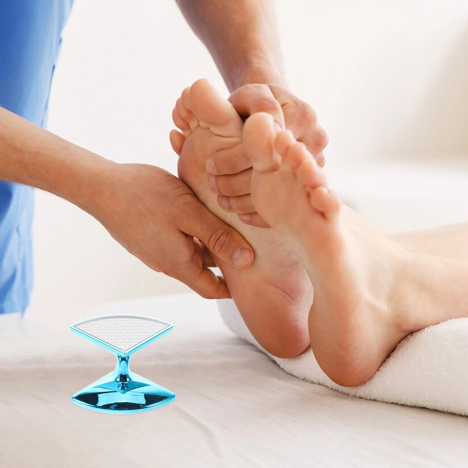 

Waterproof Foot Grinder 2 in 1 Electric Pumice Stone Rotating Head Dead Skin Remover for Feet Foot Buffer Nail File for Women