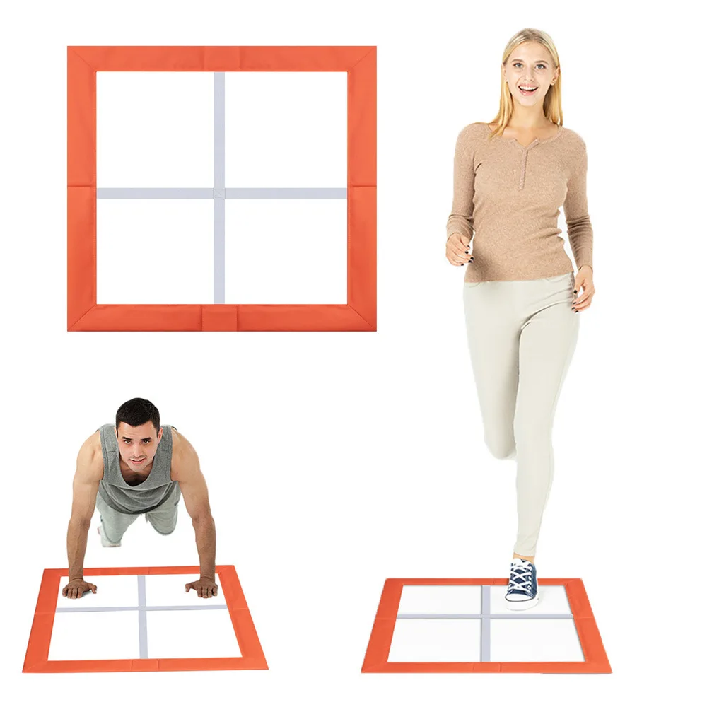 Square - pattern Exercise Trainers: New Fitness Gems for Indoor & Outdoor with Diverse Play Ways