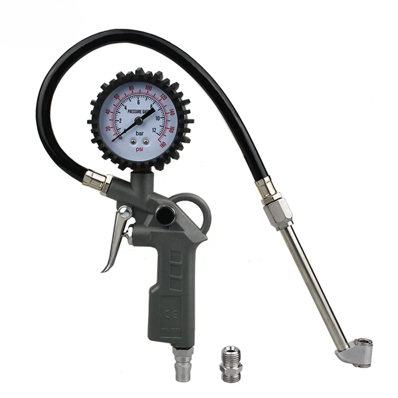 

Tire pressure gauge Truck inflatable pump strap Barometer Tire pressure detector Vehicle pressure gauge