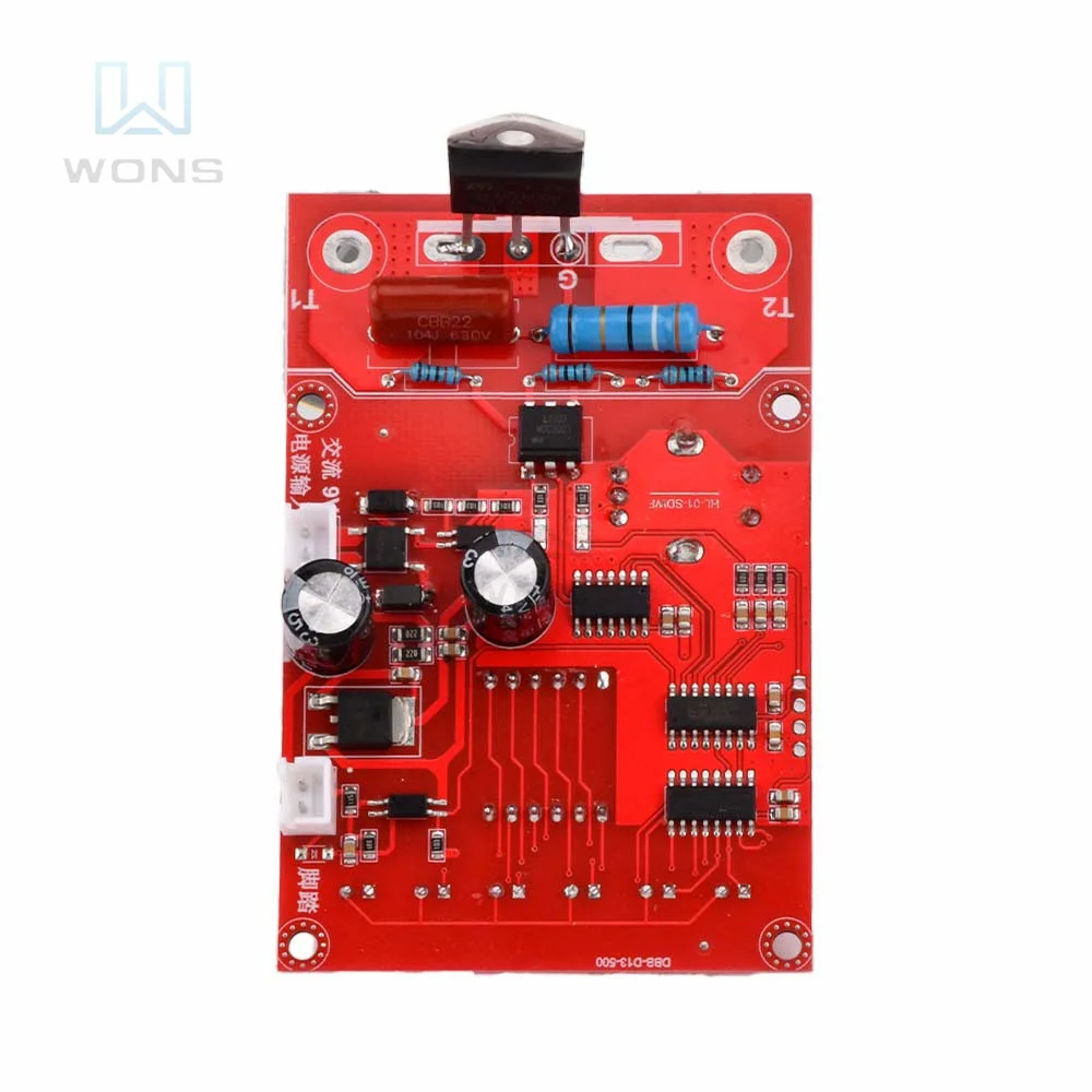 Spot Welding Machine Control Board AC 9V 12V Spot Welder Control Board 40A/100A Dual Pulse Transformer Controller