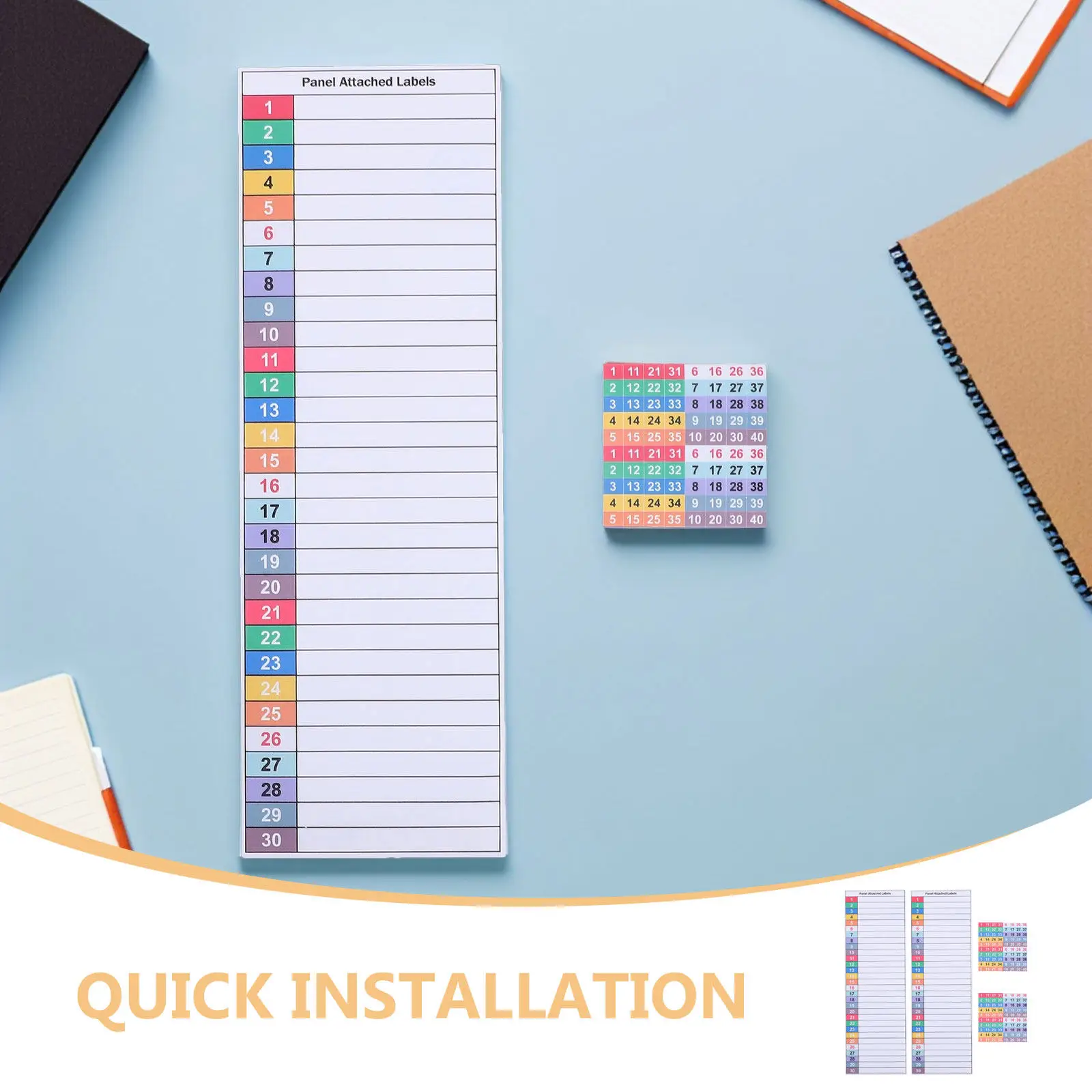 8 Sheets Electrical Panel Label Stickers Waterproof Self Adhesive High Visibility Circuit Breaker Box Markers Distribution Panel