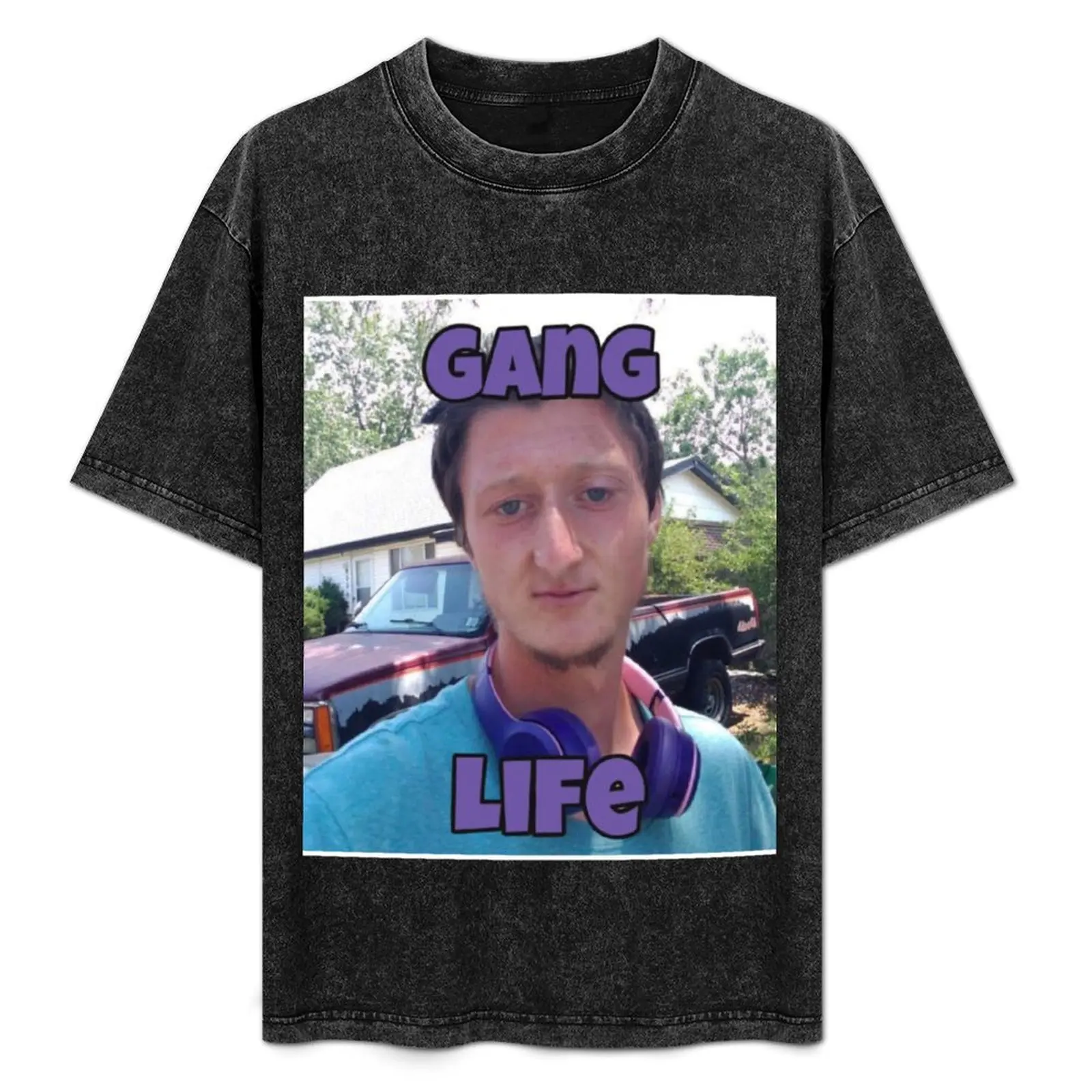 

Daniel Larson Gang Life T-Shirt Basic Breathable Solid Color T-Shirt