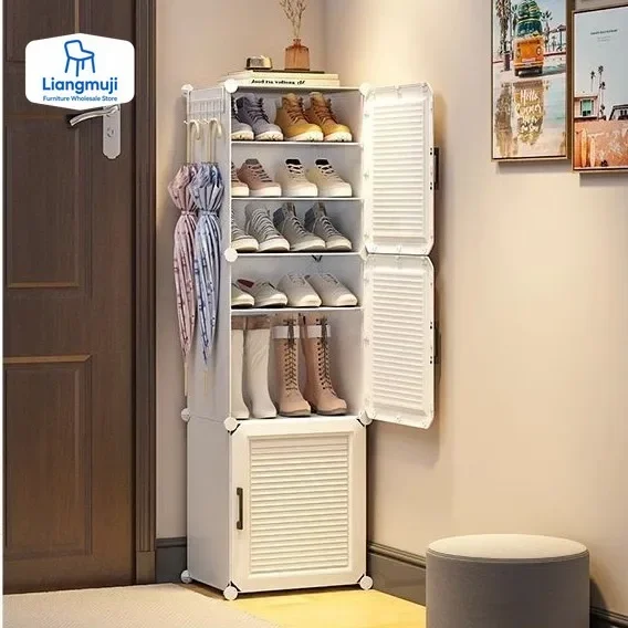 

Household Folding Wardrobe Simplicity Dustproof Storage Locke Closet Plastic Collapsible Clothes Cabinets Home Bedroom Furniture