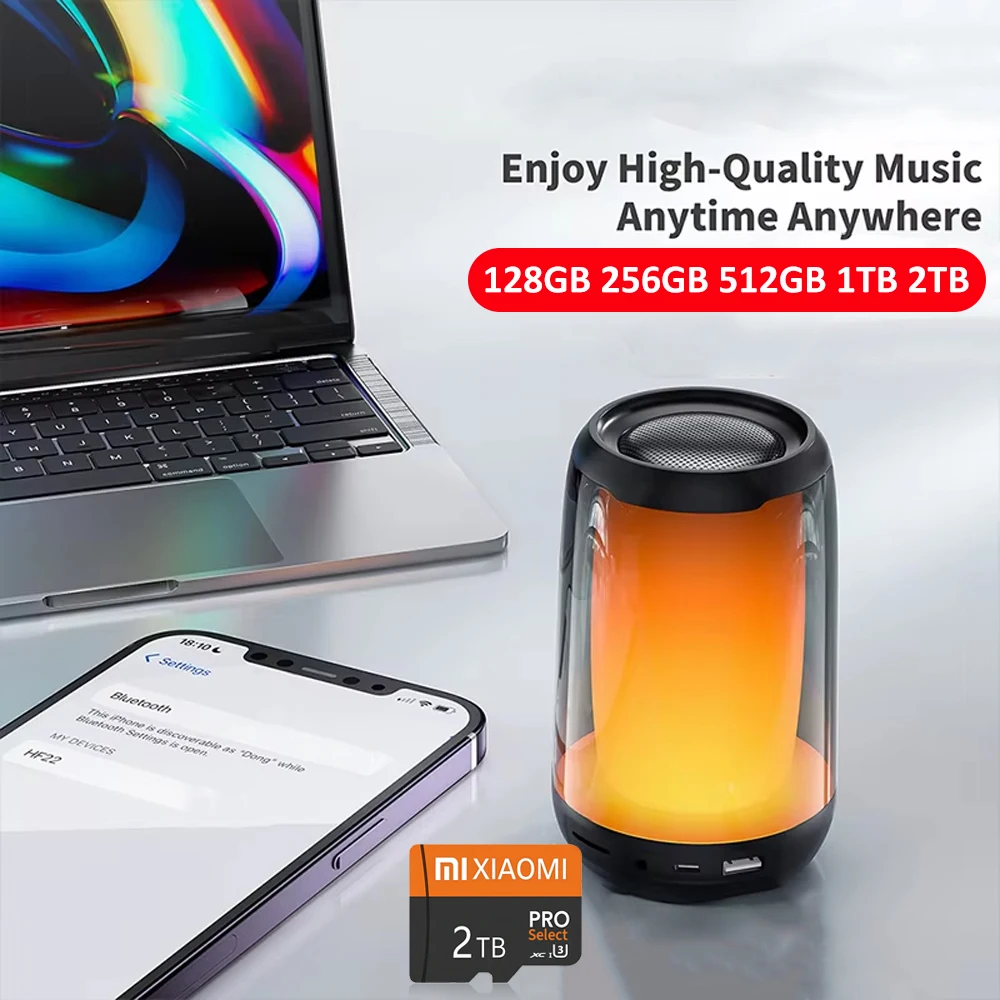 بطاقة ذاكرة Xiaomi عالية السرعة 2 تيرا بايت SD 1 تيرا بايت 512 جيجا بايت قراءة سريعة للغاية بطاقة مايكرو TF SD 128 جيجا بايت 256 جيجا بايت فئة 10 للكاميرا/الهاتف