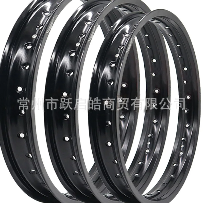 36 holes 16 17 18 19 21 inch black motorcycle alloy wheel rim