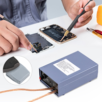5000W Spot Welding Machine, Foot Switch, Adjustable Power, LED Display, Replaceable Solder Pins for Safe Welding