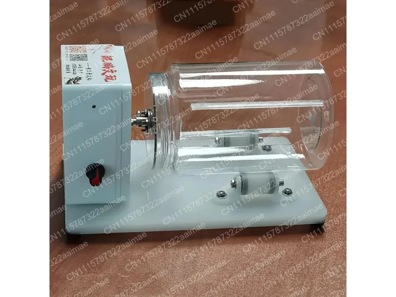 Mini Electric Rotary Polisher Variable Speed Desktop Tumbler 12W Low Noise 100x150mm for Small Parts