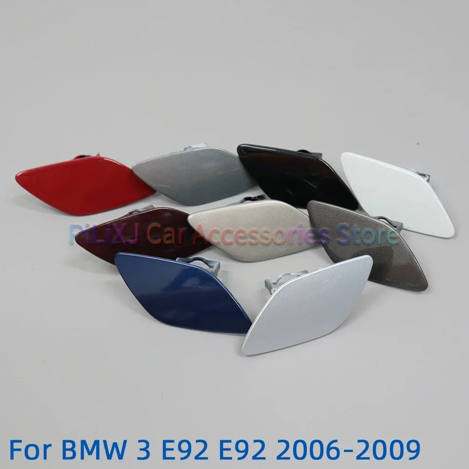 For BMW Headlight Washer Nozzle Cover For E92 E93 LCI 320 325 330 335 M Coupe Convertible 2006-2013 Painted Washer Jet Cover