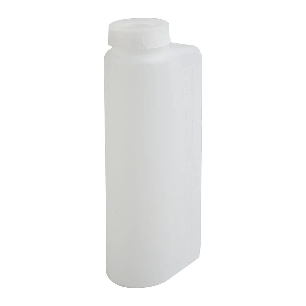 Container 18x7.5x5cm White Oil Mixing Bottle 1 pc Nylon 600ML 2-Stroke Petrol Fuel For Chainsaw 20:1 25:1 Sale