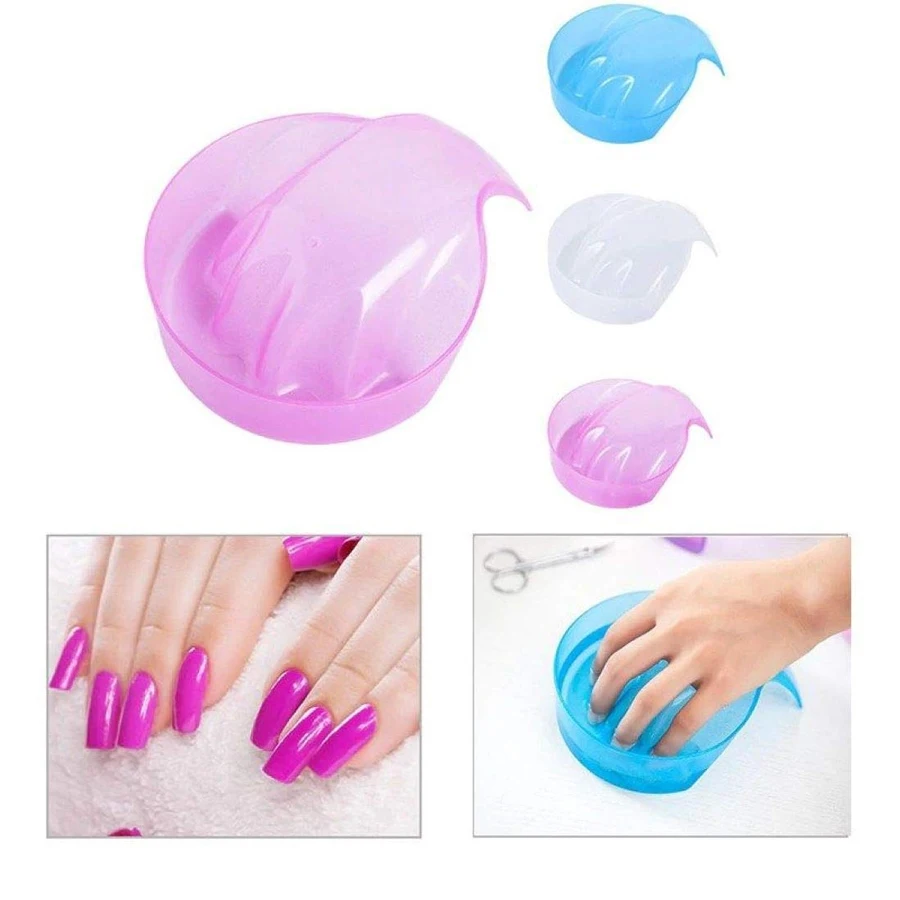 1Pcs Top Quality Nail Art Hand Wash Remover Soak Bowl Salon Nail Spa Bath Treatment Manicure Tools Nail Polish Remover