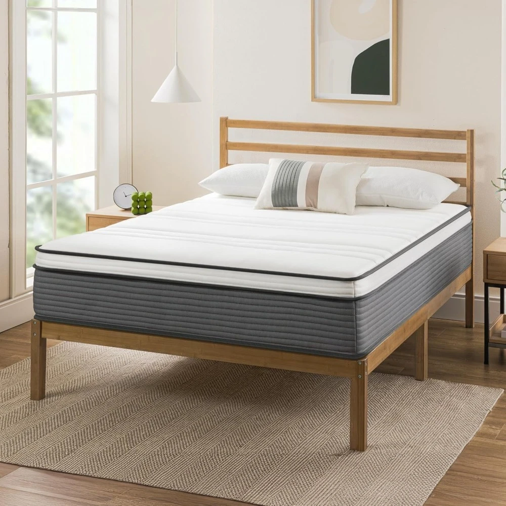 

Bedroom Furniture, True Support Hybrid Mattress , Full/Queen/king, Fiberglass Free, Medium Feel, Certified Safe Foams Fabric